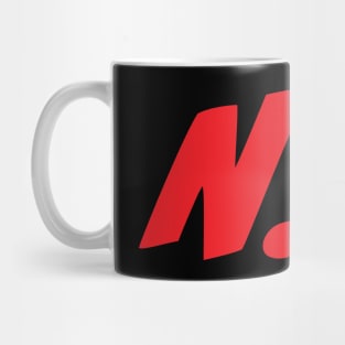 NERD! "N" Black & Red Atl Logo Mug